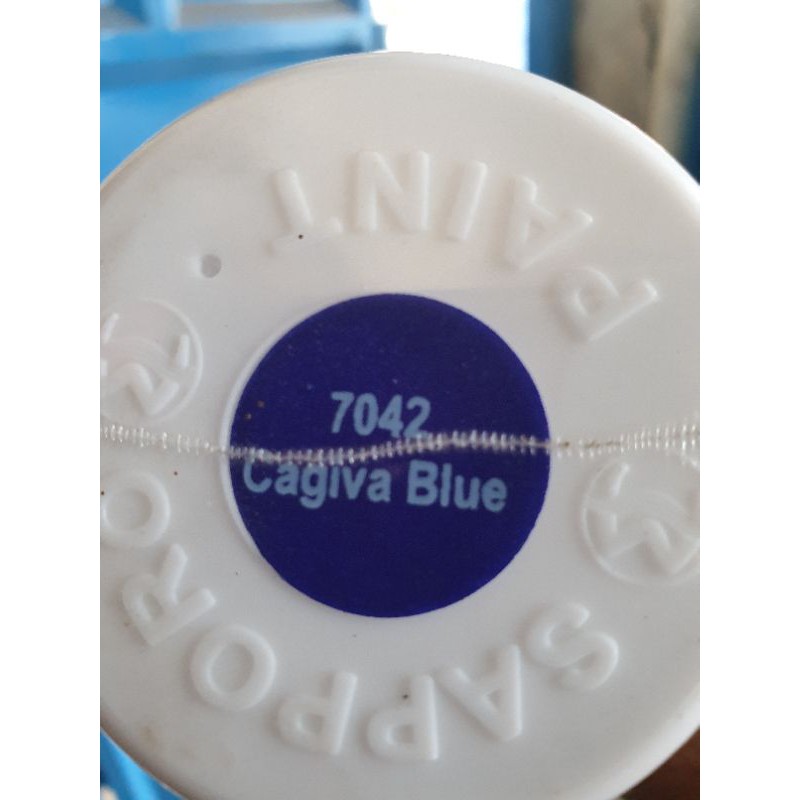 

cat sapporo blue cagiva 7042 cat sapporo biru pilox biru