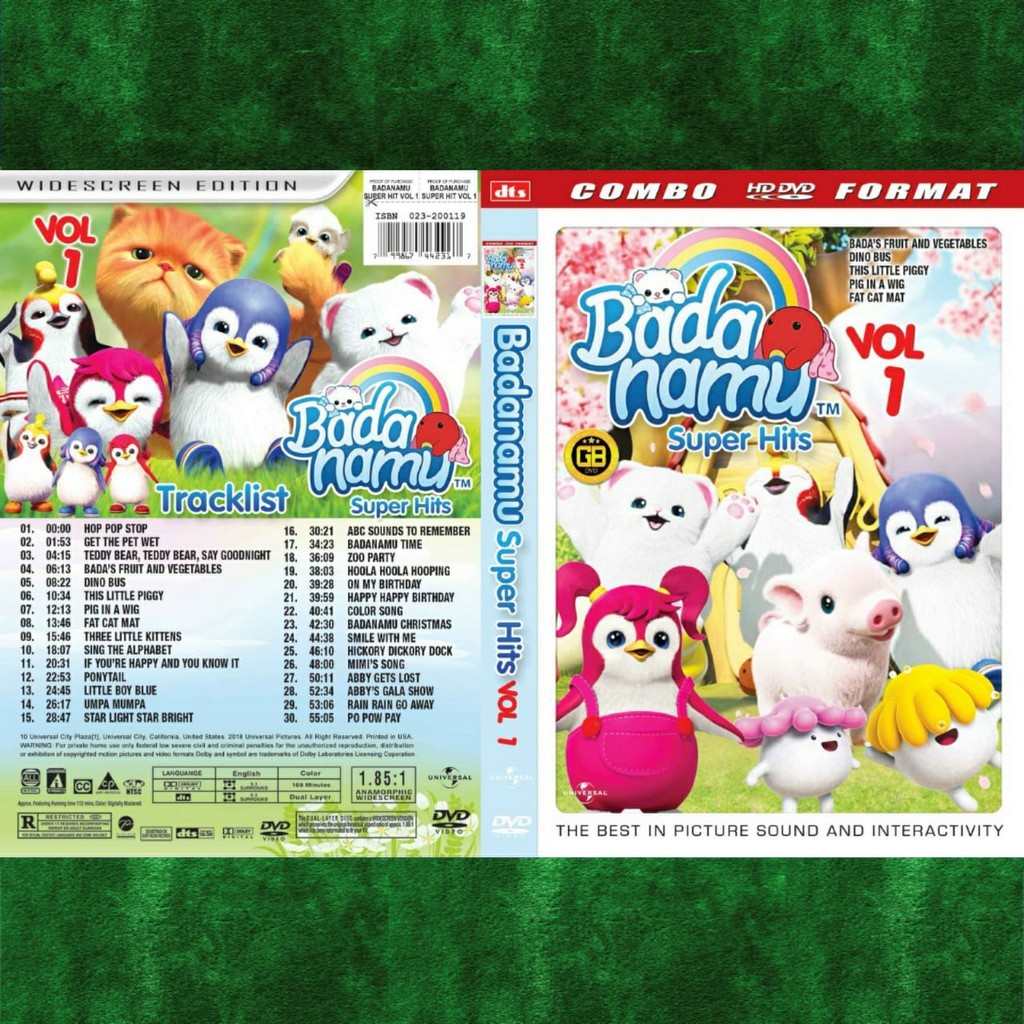 Kaset DVD Badanamu Superhits 1,2,3