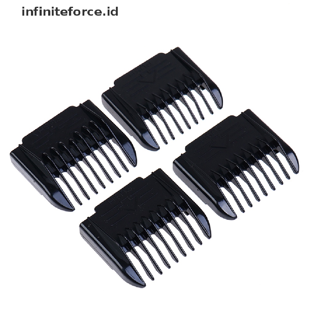 Infiniteforce.id 4pcs / Set Sisir Panduan Potong Rambut Pengganti Untuk Aksesoris Mesin Cukur Elektrik