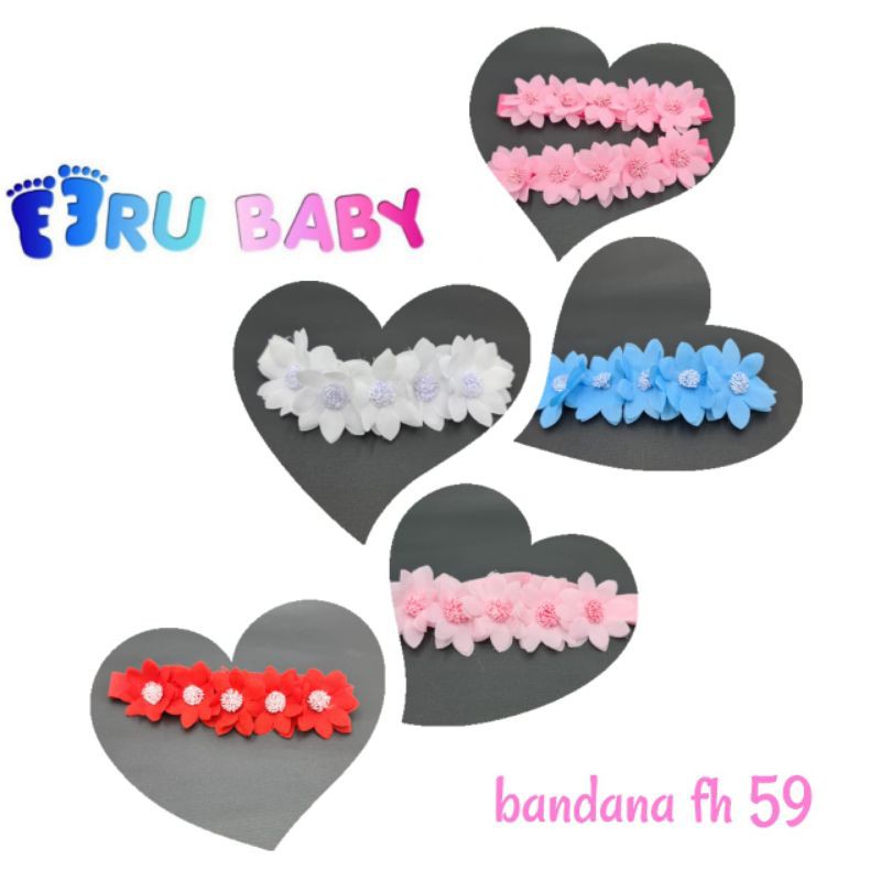 eeru baby band bando bayi hiasan rambut bayi