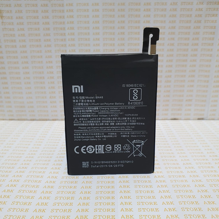 Batre Batere Baterai Battery Xiaomi Redmi Note 6 Pro BN48 ORI