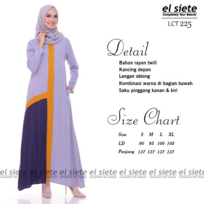 gamis elsiete rayon