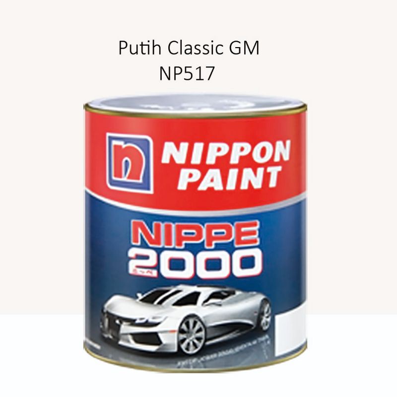 Cat Duco Nippe 2000 1 Liter - Putih Classic GM NP517