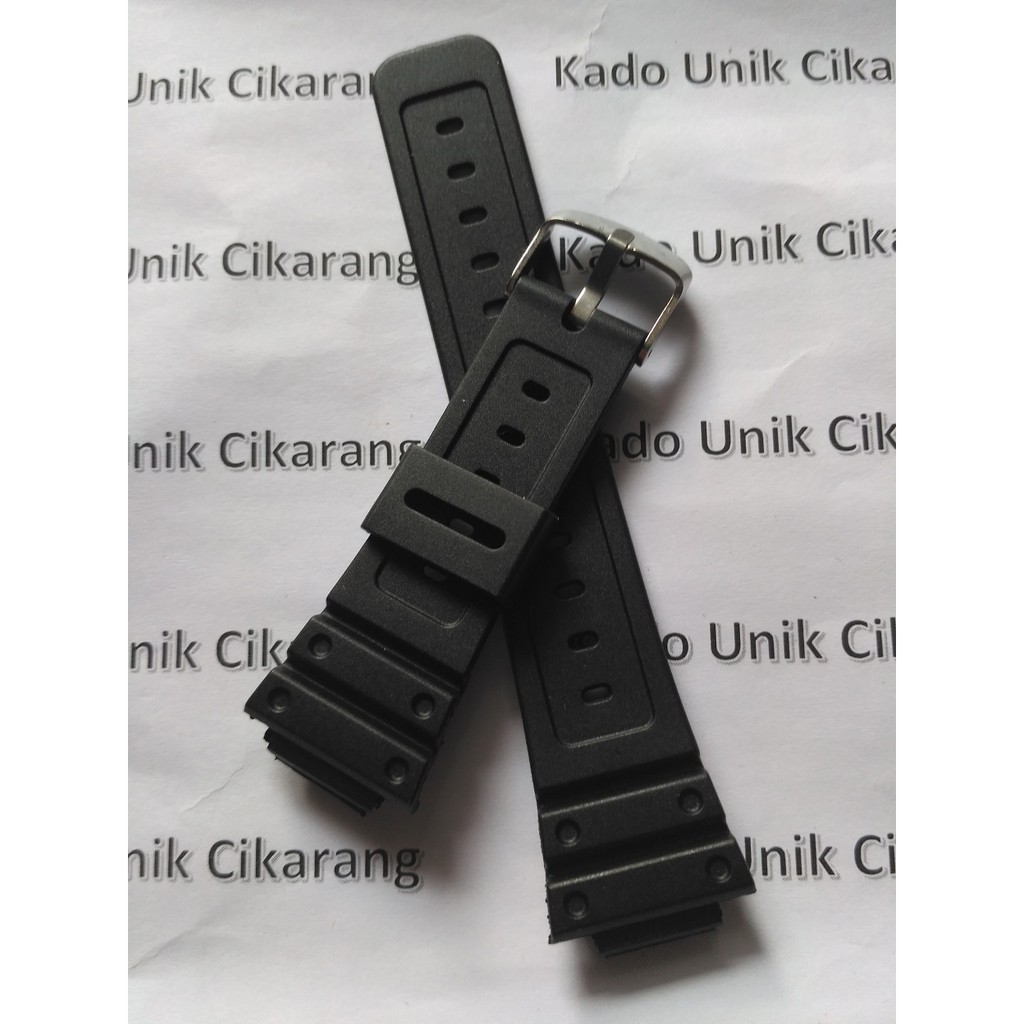 Tali Atau Strap Rubber Casio G-Shock 5600 G-5600 DW-5600 GW-M5610 GW-M5600 DW-5000SL Hitam Polos
