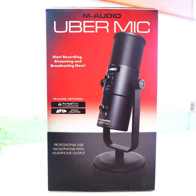 Jual M-Audio UBER MIC Professional USB Microphone with Headphone 