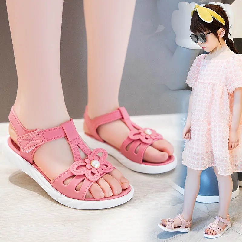 HappyOliver BUTTERFLY A66 Sandal Anak Perempuan Bahan Karet Model Lucu 2-8 Tahun Import