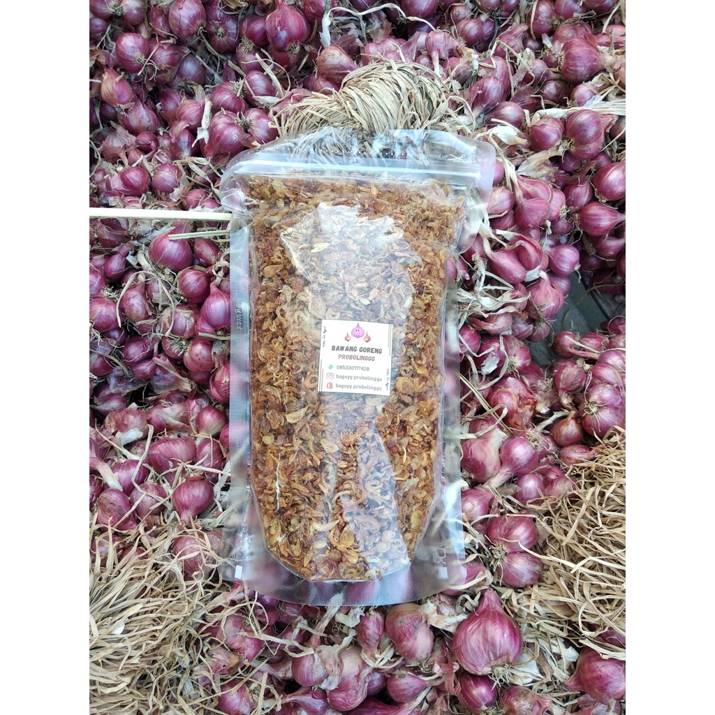 

Bawang Goreng Probolinggo Premium 500 gram Citarasa Original (Bagoyy)