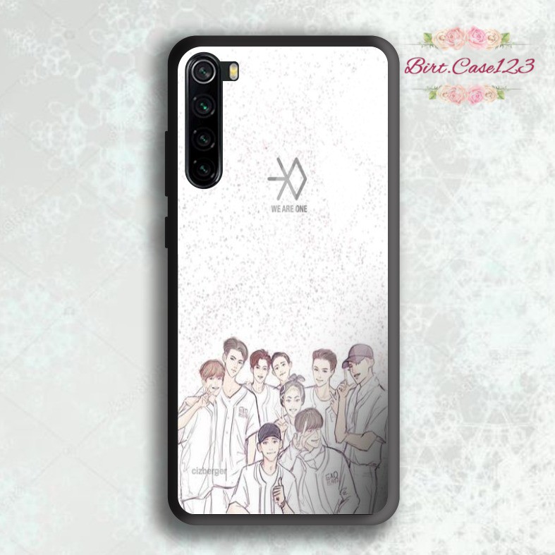 BC Case softcase silikon Gambar EXO back case glass oppo samsung vivo xiaomi realme iphone all type