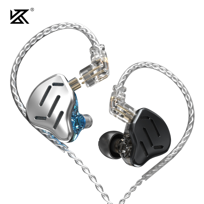 Kz Zax Earphone In Ear 7ba + 1dd 16 Unit Hybrid Hifi Bahan Metal Untuk Musik / Olahraga