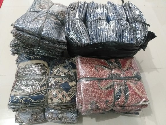 Kemeja Batik Pria Lengan Panjang Murah Size M L Xl Xxl Bswart Hrb026 Batikshogan Bisa Cod