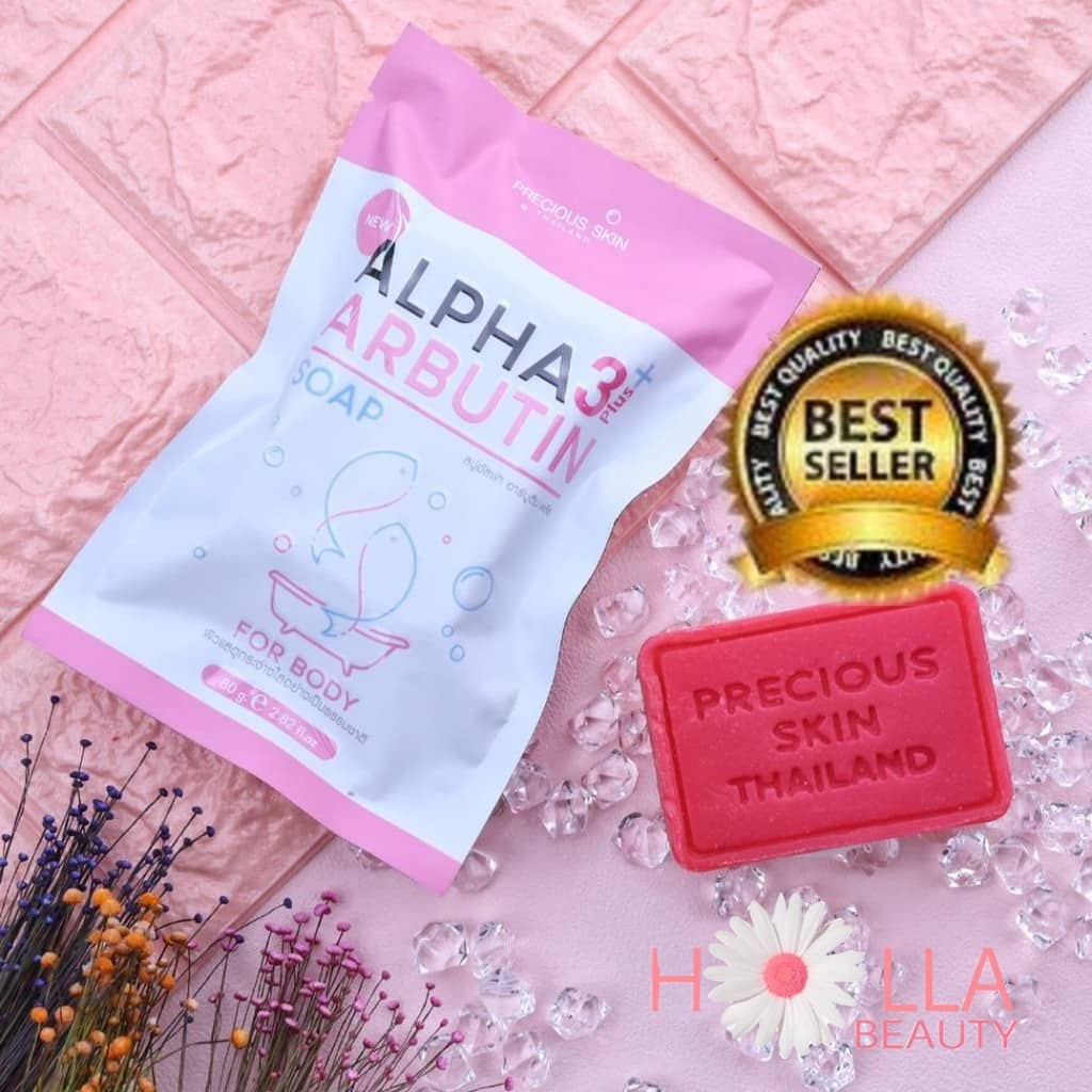 BPOM Sabun Alpha Arbutin 3 Plus Collagen Whitening Soap Precious Skin