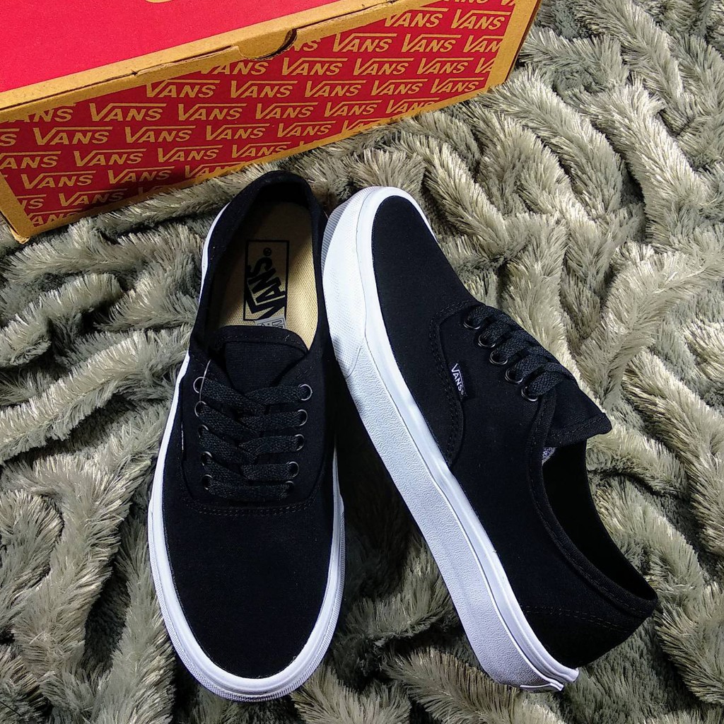 vans authentic mono black