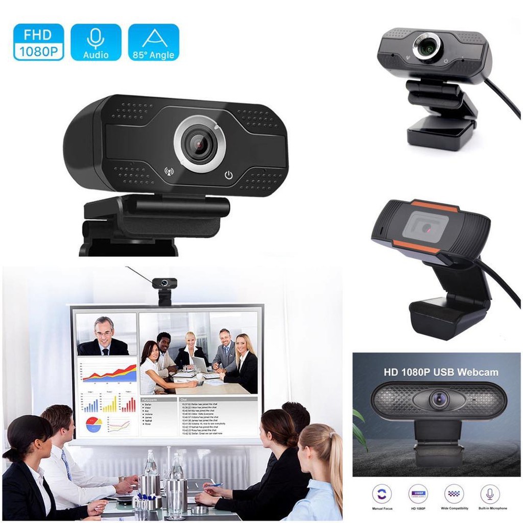  Kamera  Web Webcam 1080P FHD FULL HD Dengan MIC Untuk  Video 