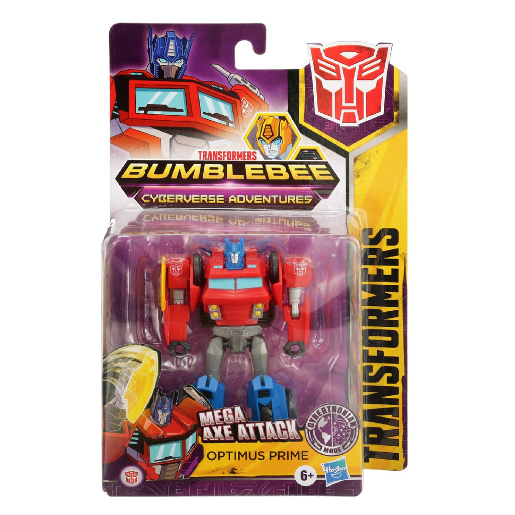 TRANSFORMERS BUMBLEBEE Cyberverse Adventures Warrior Optimus Prime Figure