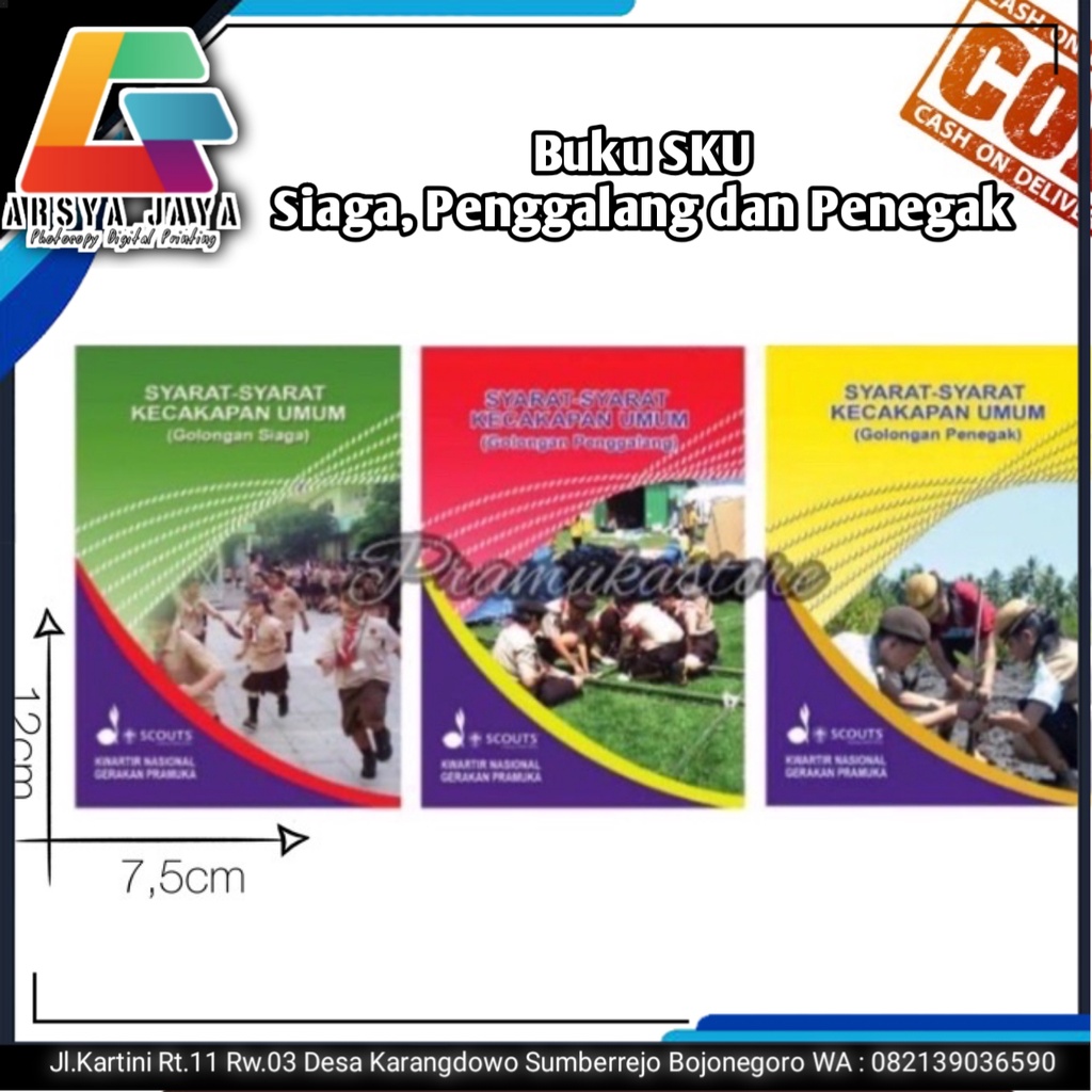 

Sku siaga | sku penggalang | sku penegak | buku pramuka - buku sku - gratis ongkir