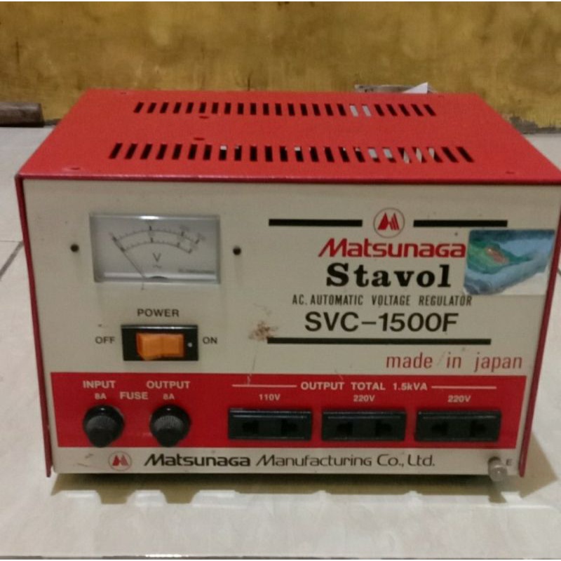 Stavolt Matsunaga SVC 1500F 1500N MADE IN JAPAN