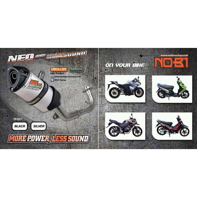 Knalpot Nobi / Nob1 Neo Ss Honda Cs 1 / Cs1 / Sonic 125 Cc Paling Murah