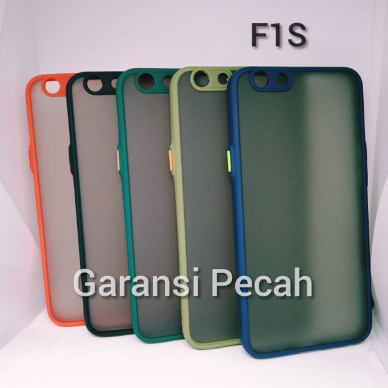 CASE DOVE OPPO F1S - CASE TRANSPARAN MACARON