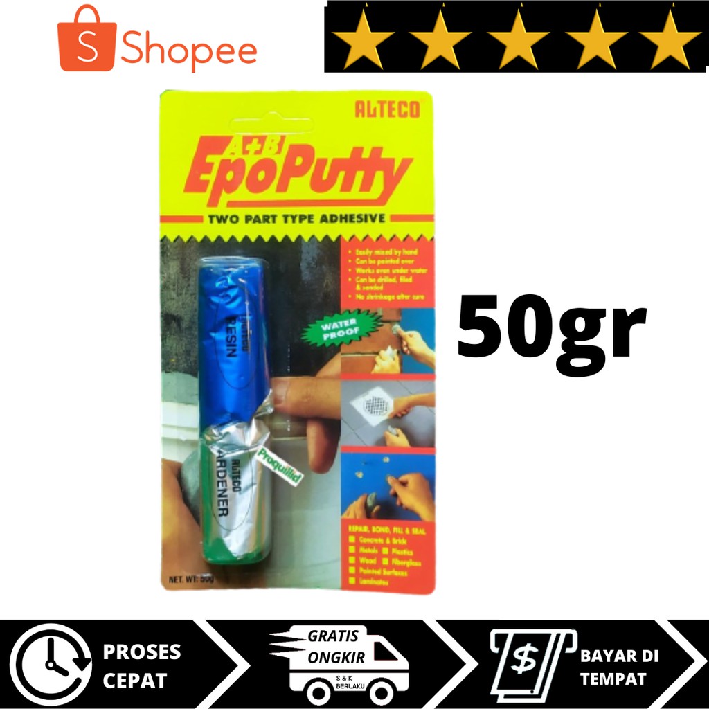 

Lem Epo Putty Alteco / Epo Putty / Lem porting 50 gram