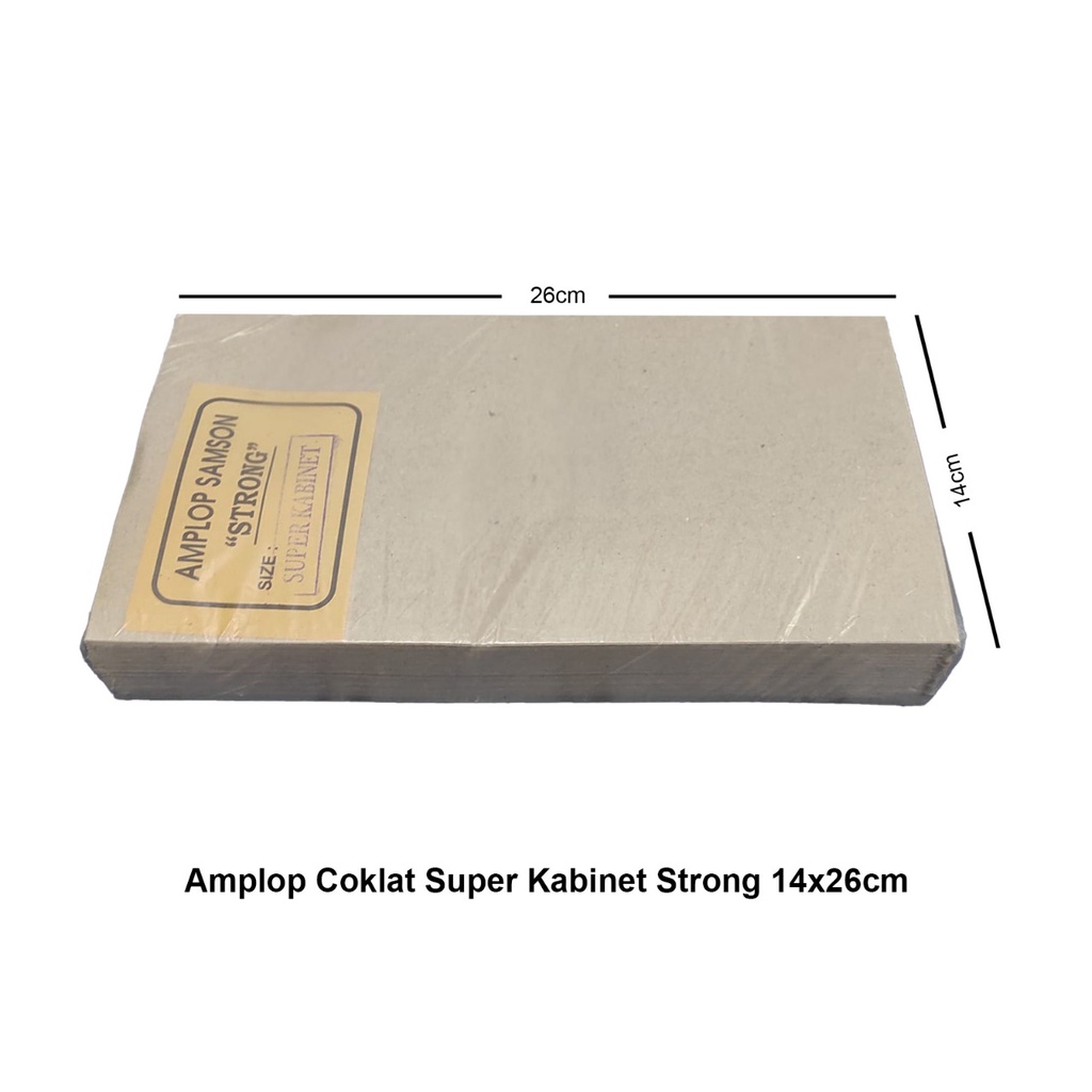 

Amplop Coklat KSK Super Kabinet ( 14x26cm )