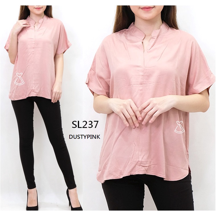 SL237 - Atasan Blouse Rayon Casual