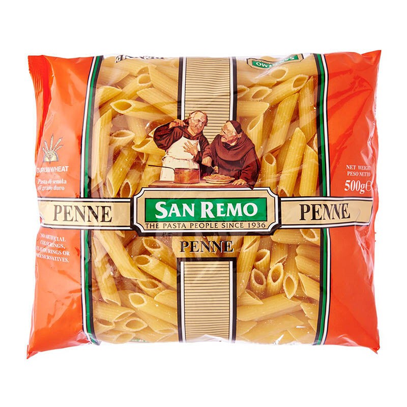 

SAN REMO PASTA PENNE RIGANI 500gr