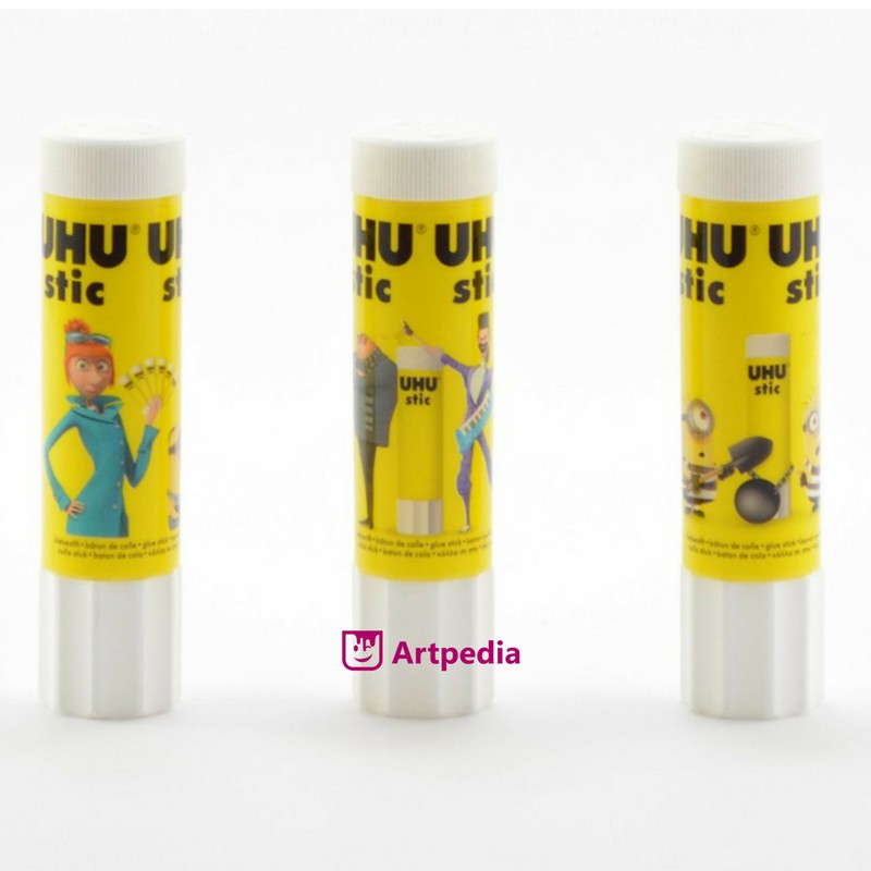 

Lem UHU stick 8.2 gram - Lem Serbaguna merk UHU ukuran 8.2 gram