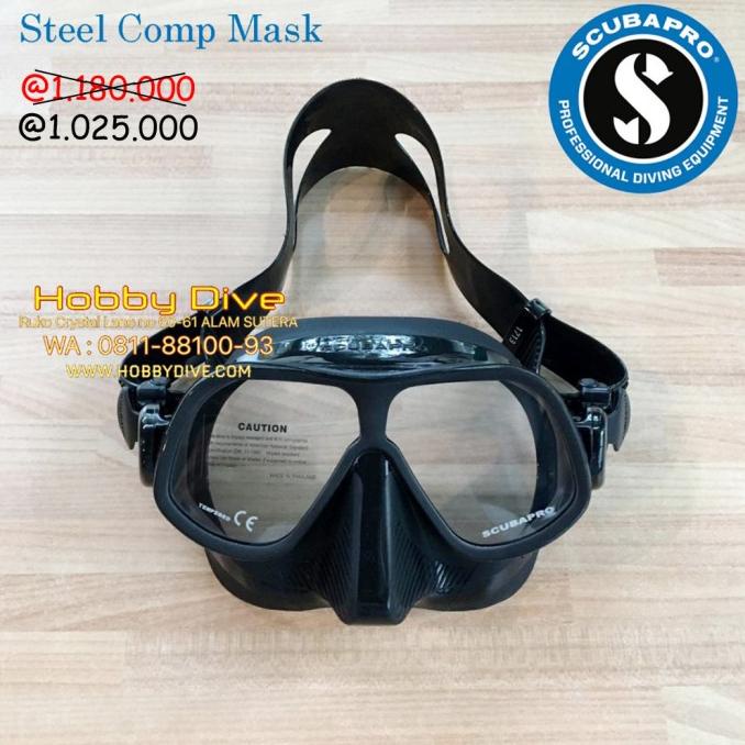 SCUBAPRO Steel Comp Mask Scuba Diving Alat Diving