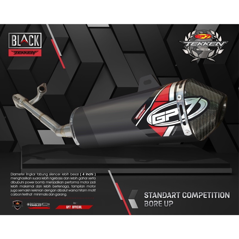 GP7 Tekken Black Series (New) For WR