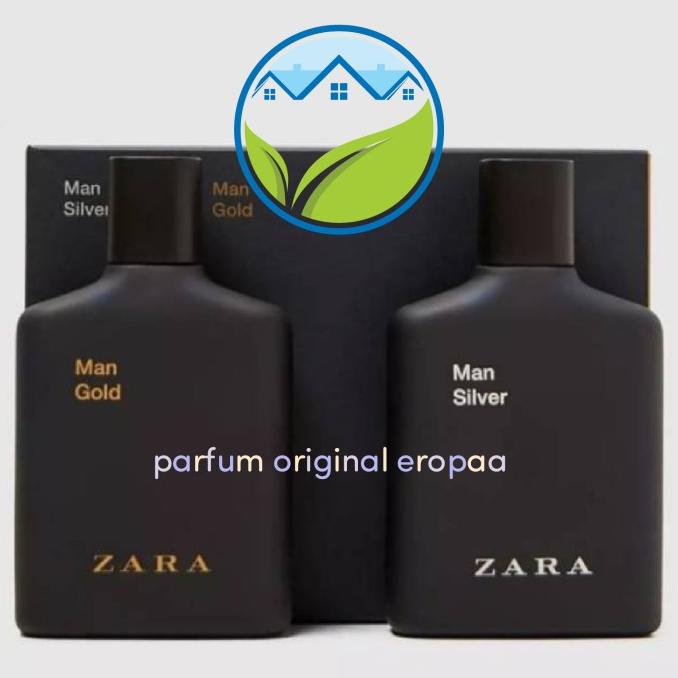 Parfum Original Zara Man Silver + Zara Man Gold 100 ml - Parfum Pria SALE