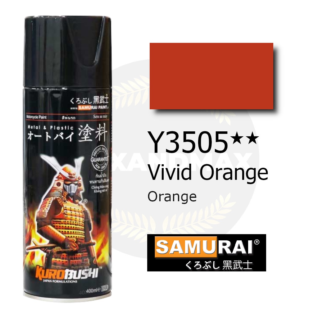 Samurai Paint Vivid Orange Y3505  400 ml - Cat Semprot