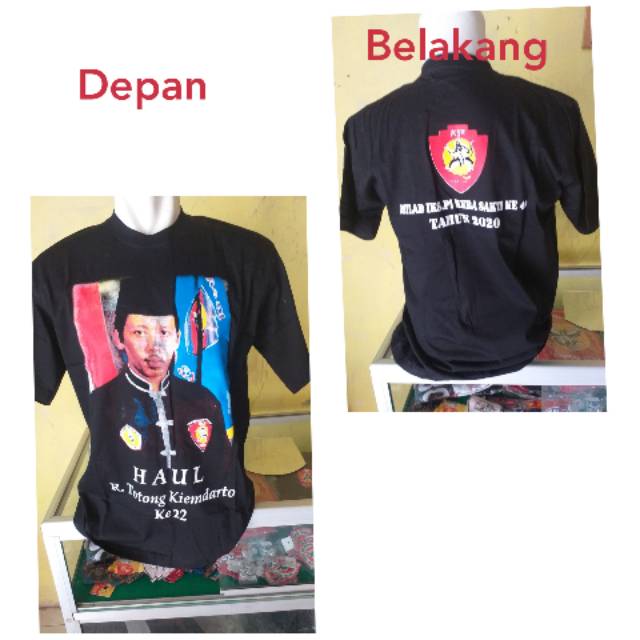 Kaos sablon ikspi kerasakti(wajib sertakan foto KTA)