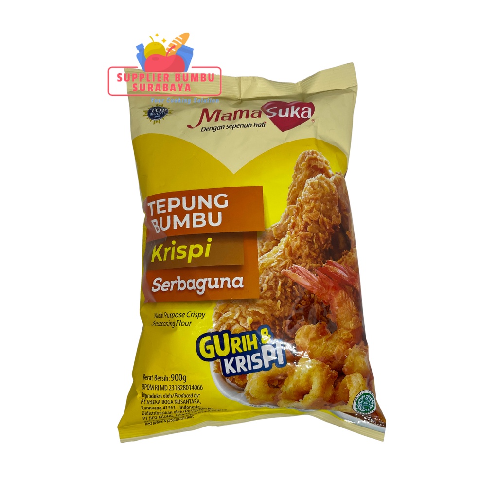 

MamaSuka Tepung Bumbu Krispi Serbaguna Kemasan Besar 900g