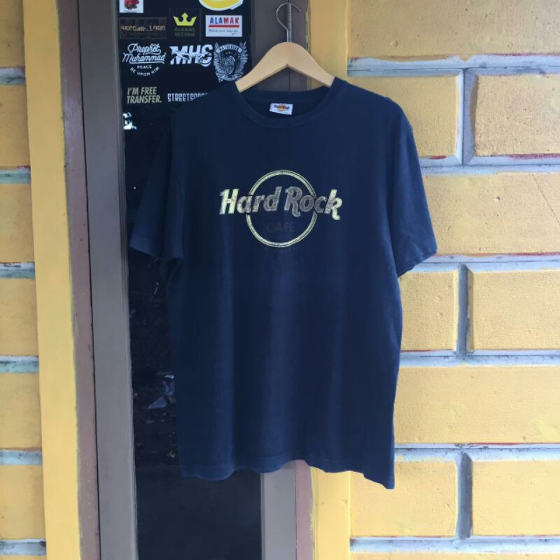 t-shirt Hard Rock Cafe Bangkok navy