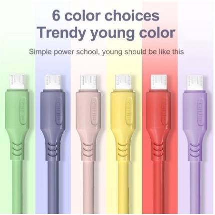 MACARON Data Cable / Kabel Data Macaron V8 Micro USB Fast Charging