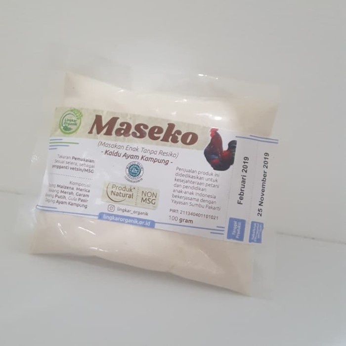 

NEW Maseko Refill Kaldu Organik Rasa Ayam Kampung 100 gr