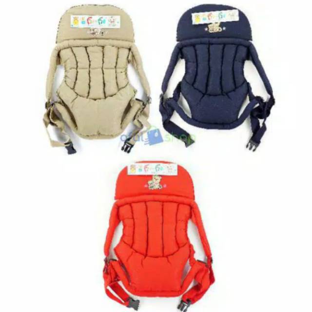 Gendongan Depan Fia-Fia Bordir | Gendongan Fia Fia | Gendongan Monyet | Gendongan Duduk Bayi