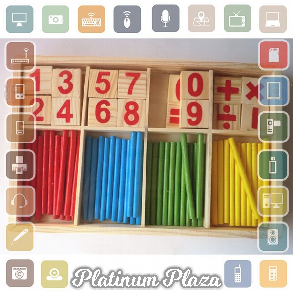 Mainan Puzzle 3D Matematika Anak`CM86OR-