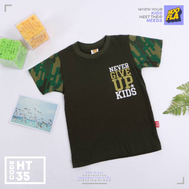 HOOFLA HT35 Kaos Pendek Anak | Kaos Original | Kaos Cotton Combed 24S