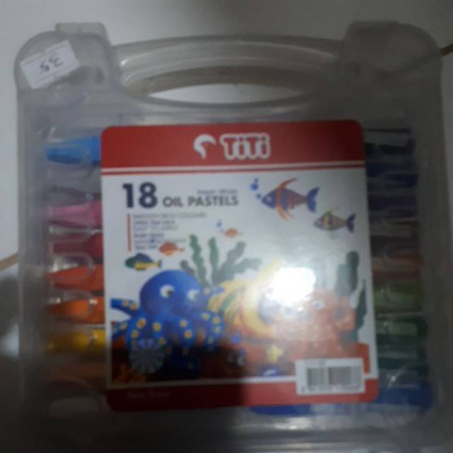 

Crayon titi oil pastel 18 warna atau krayon warna
