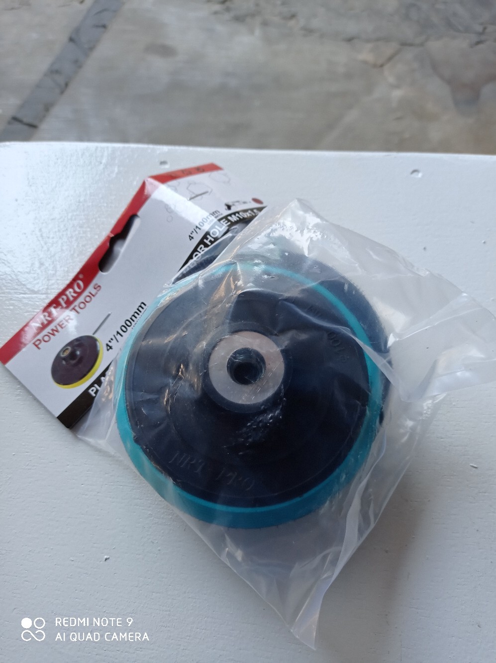 Adaptor Bor Tatakan Velcro 5 Inch Ulir Drat 3/8 Pad Perekat Polisher Amplas Poles Mobil Motor