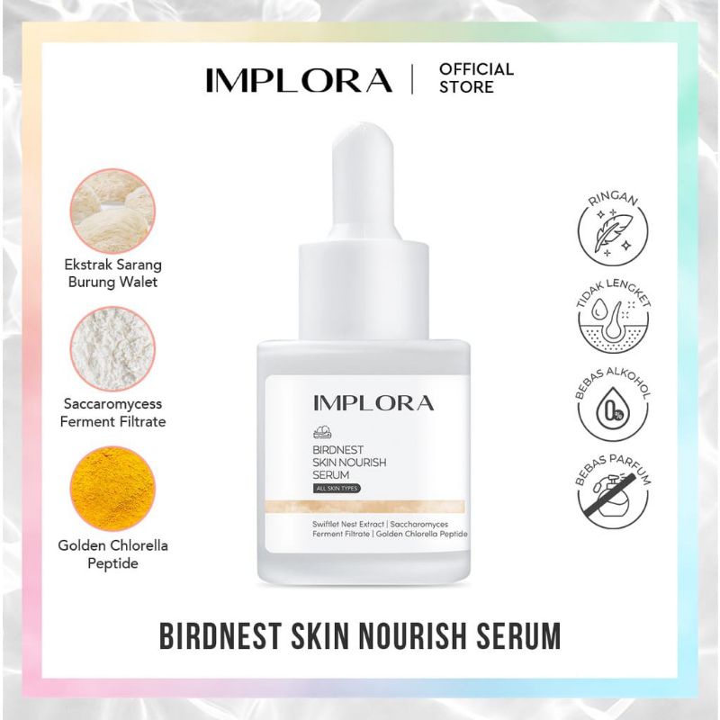 IMPLORA Face Serum Tersedia 8 Varian - Hydrating / Peeling/ Midnight / Gold 24K/ Acne/ Luminous/ Bakuchiol/ Liporetinol Serum - ORI sudah ber BPOM