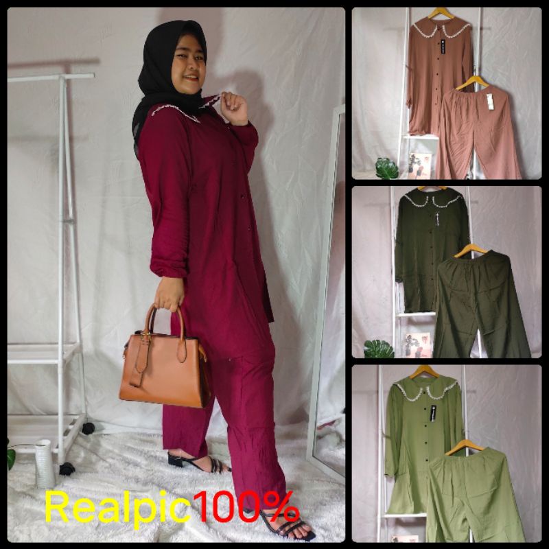 STELAN RAYON TWILL POLOS JUMBO/SETCEL TUNIK LD120/SETEPAN TUNIK RENDA