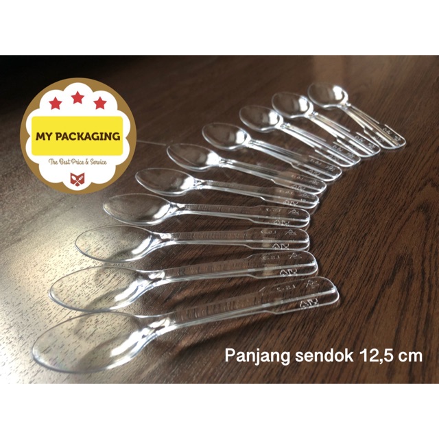 Sendok Ice Cream BESAR / Sendok Jely / Sendok Puding  - PREMIUM 50pcs