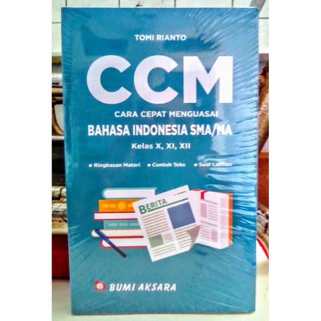 Buku CCM (Cara Cepat Menguasai) Bahasa Indonesia SMA