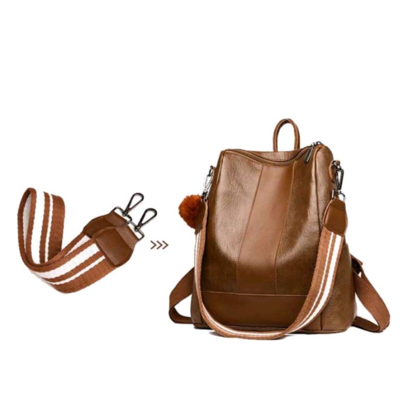 Woman Backpack 2in1 TW1842 Shoulderbag Tas Ransel Wanita Shoulder Bag