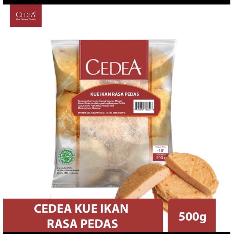 

CEDEA KUE IKAN PEDAS 500GR