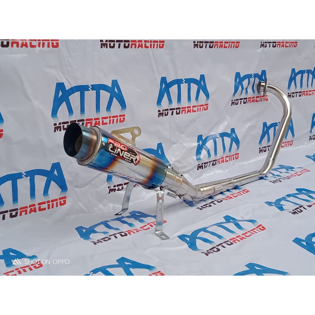 knalpot Racing proliner bluemoon Honda Sonic 150