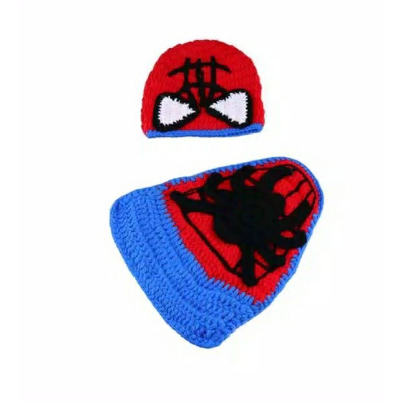 BANDUNG Kostum Bayi Rajut Spiderman Foto Fotografi Kostum bayi