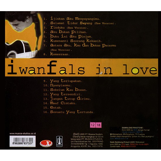 Cd Iwan Fals In Love Shopee Indonesia cd iwan fals in love